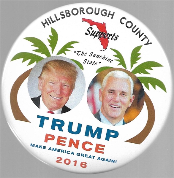 Trump, Pence Hillsborough County (Tampa) Jugate