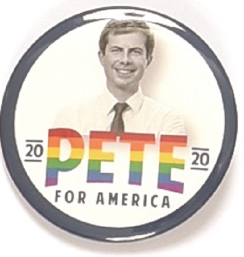 Pete for America Buttigieg Pin