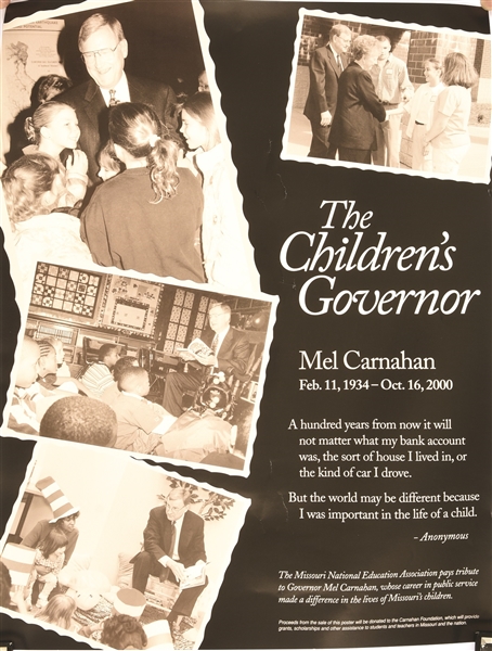 Mel Carnahan the Children’s Governor