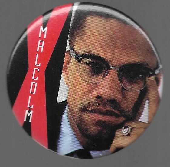 Malcolm X Memorial Pin 