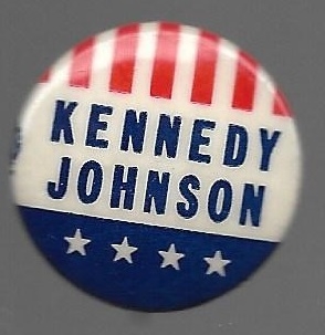Kennedy, Johnson "Upside Down" Pin 