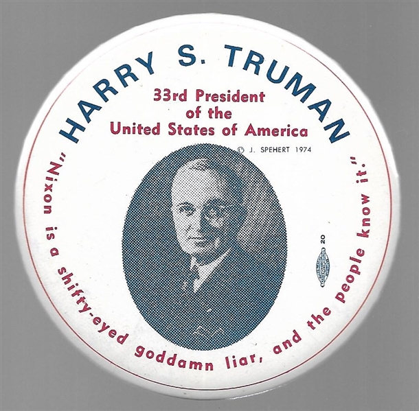 Truman Anti Nixon is a Shifty-Eyed Liar 