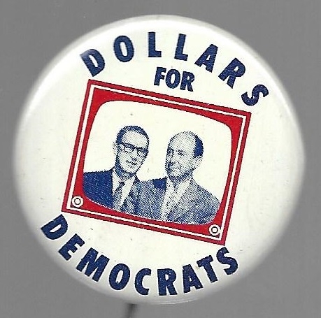 Stevenson, Kefauver Dollars for Democrats 