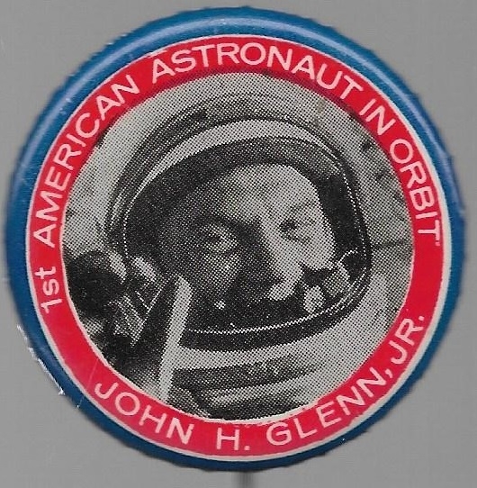 Glenn 1st American Astronaut in Orbit 