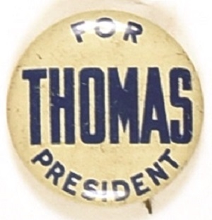 Thomas for President Socialist Party