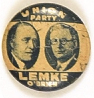 Lemke, OBrien Union Party