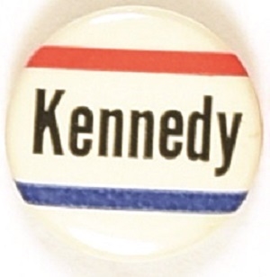 Robert Kennedy Red, White and Blue Celluloid
