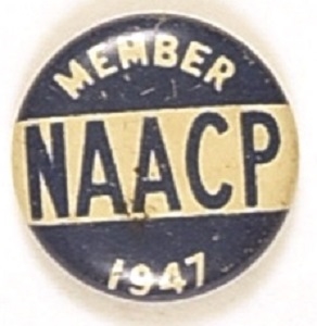 NAACP 1947 Membership Pin