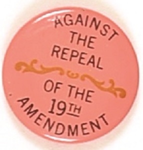Against the Repeal of the 19th Amendment