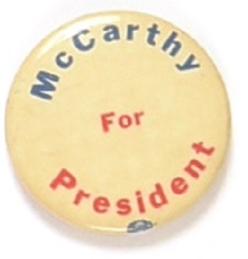 McCarthy for President Celluloid
