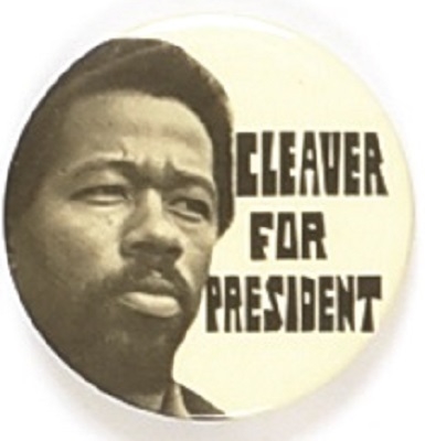 Cleaver for President White Celluloid