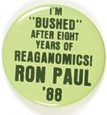 Ron Paul Anti Reaganomics