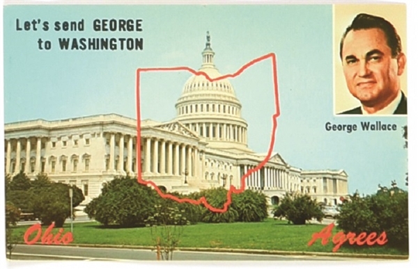 Lets Send George Wallace to Washington Postcard