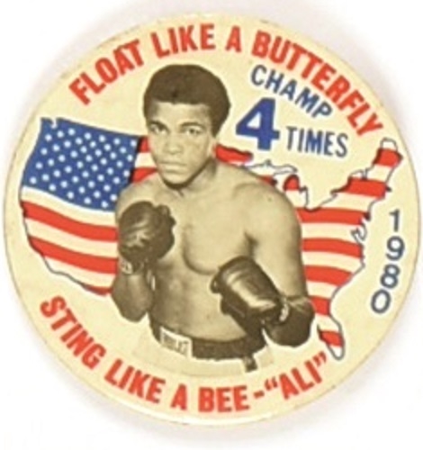 Ali Floats Like a Butterfly 4-Time Champ