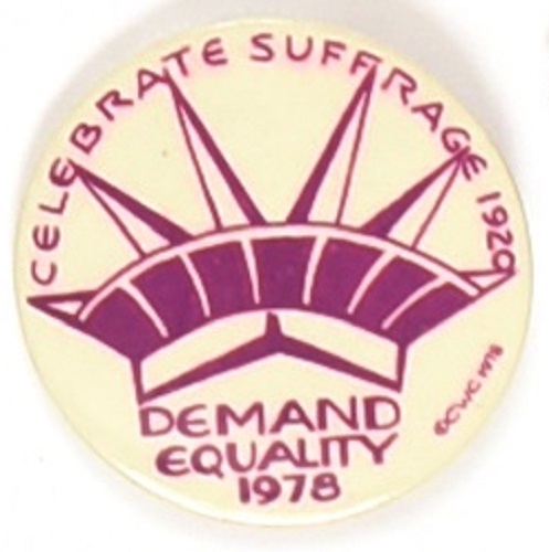 Demand Equality 1978 Celluloid