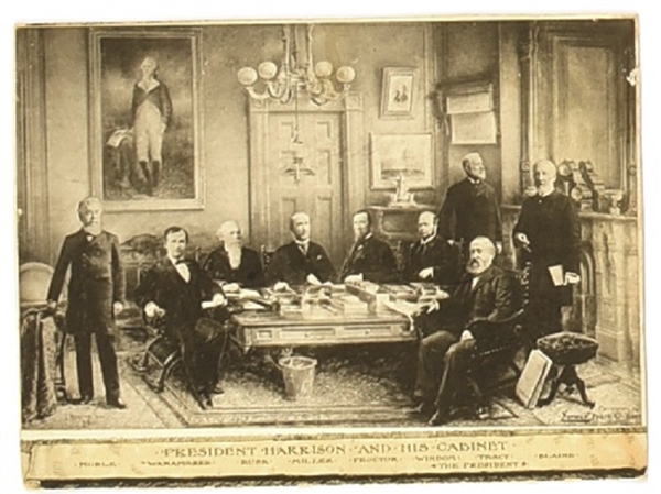 Benjamin Harrison and Cabinet Card