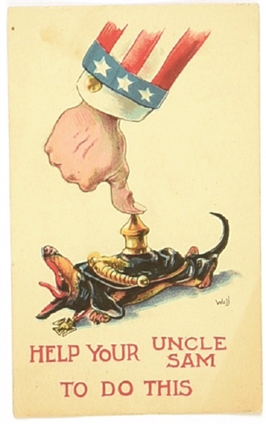 World War I Help Your Uncle Sam Postcard