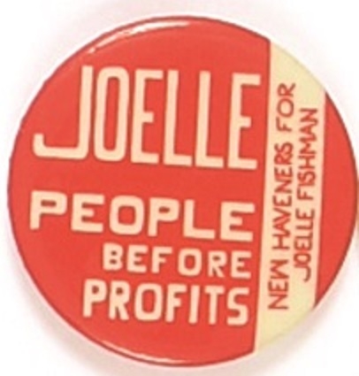 Joelle Fishman Communist Campaign Pin