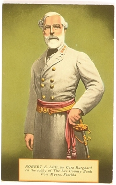 Robert E. Lee Color Postcard