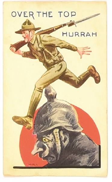Over the Top World War I Postcard