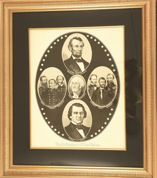 Lincoln, Civil War Defenders of Our Union Lithograph