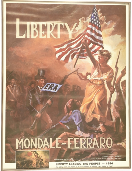 Mondale, Ferraro Liberty Leading The People