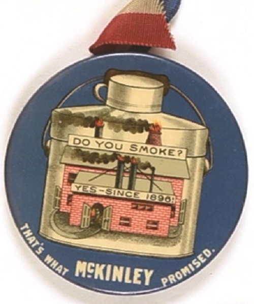 McKinley Factory Pin, Do You Smoke?