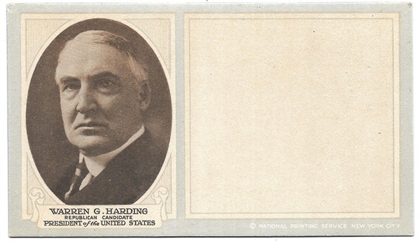 Pair of Harding and Coolidge Blotters