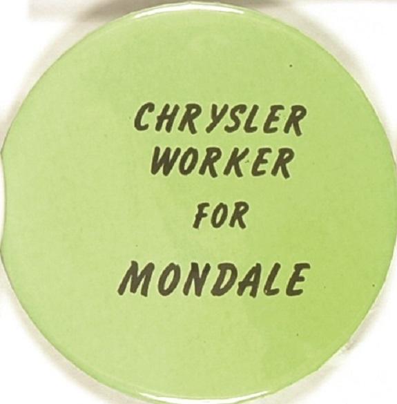 Chrysler Worker for Mondale