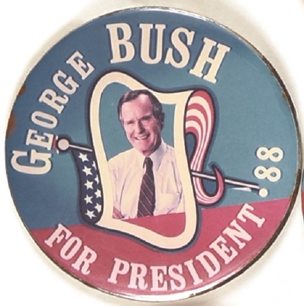 George Bush for President ’88 California Pin