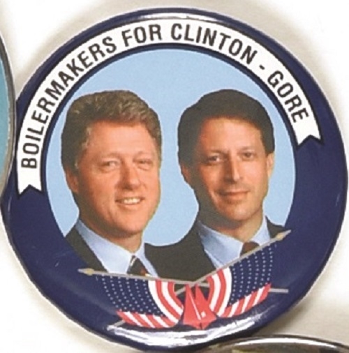 Boilermakers for Clinton-Gore