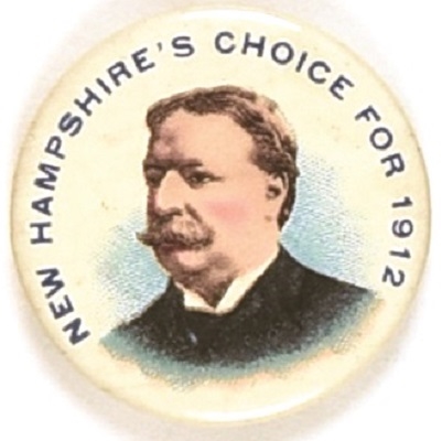 Taft New Hampshires Choice for 1912