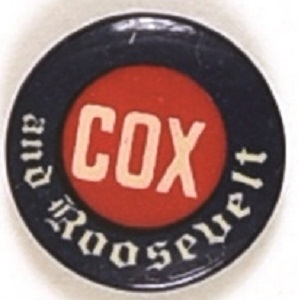 Cox, Roosevelt RWB Celluloid