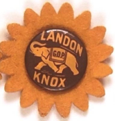 Landon, Knox Elephant Pin and Sunflower