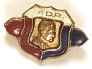 Roosevelt FDR Enamel Pin
