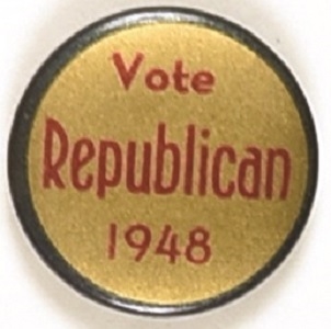 Dewey Vote Republican 1948