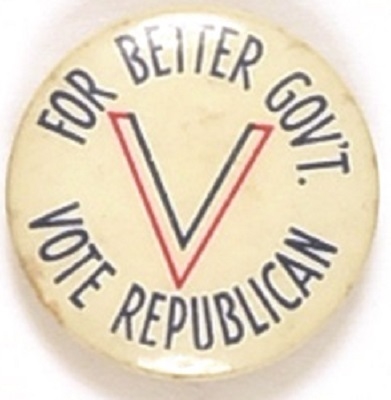 Dewey for Better Government Vote Republican V Celluloid
