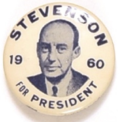 Stevenson for President 1960 Celluloid