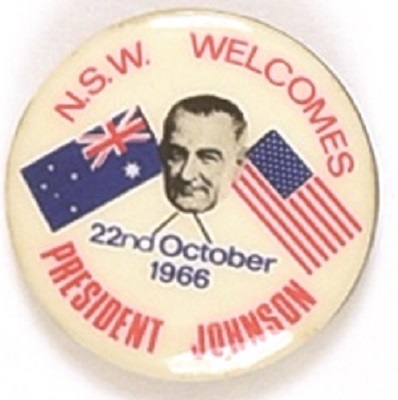 New South Wales Welcomes President Johnson