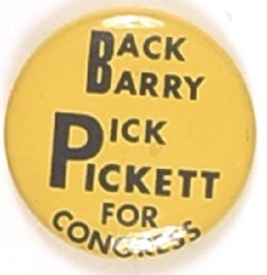Back Barry, Pick Pickett Georgia Coattail