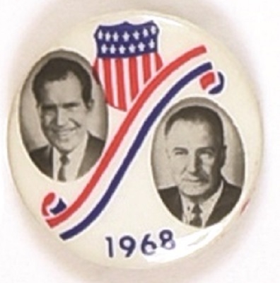 Nixon, Agnew Shield and Swirl Jugate