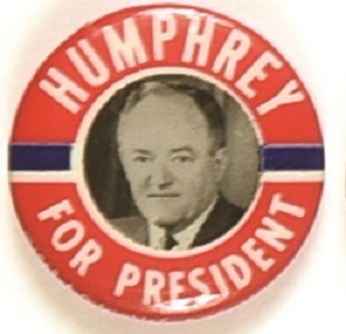 Humphrey for President Picture Pin