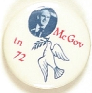 McGovern in 72 Peace Dove