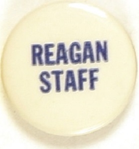 Reagan Staff Rare Smaller Size Celluloid