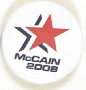 McCain 2008 Stars Pin
