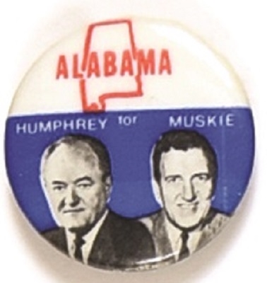 Humphrey, Muskie State Set Alabama