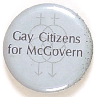 Gay Citizens for McGovern Blue Version