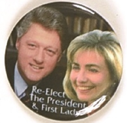 Clinton Re-Elect the President and First Lady