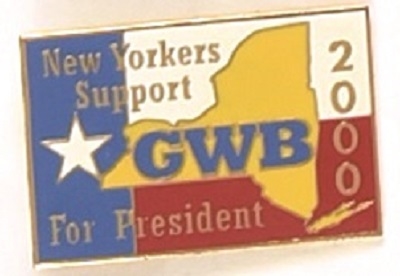 New Yorkers Support George W. Bush