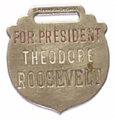 Theodore Roosevelt Metal Fob